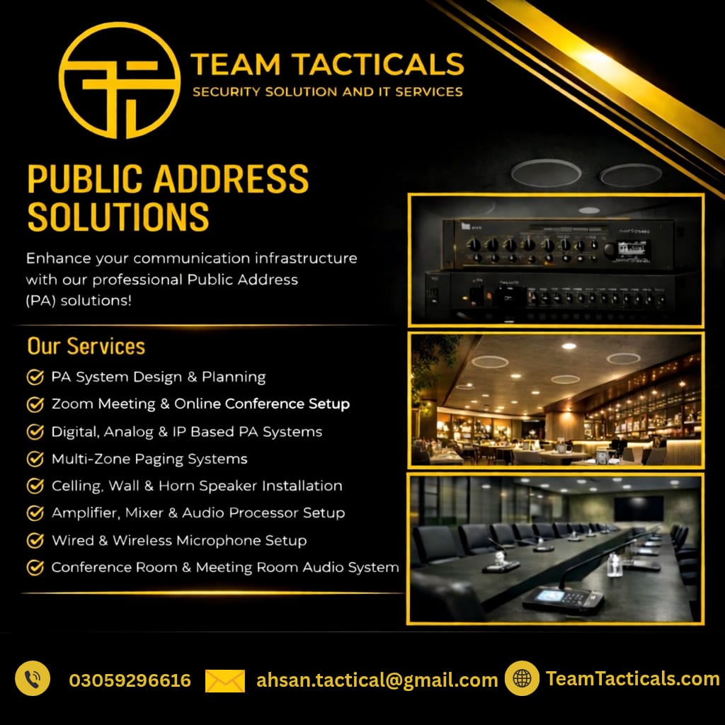 Public Address & Conference Audio